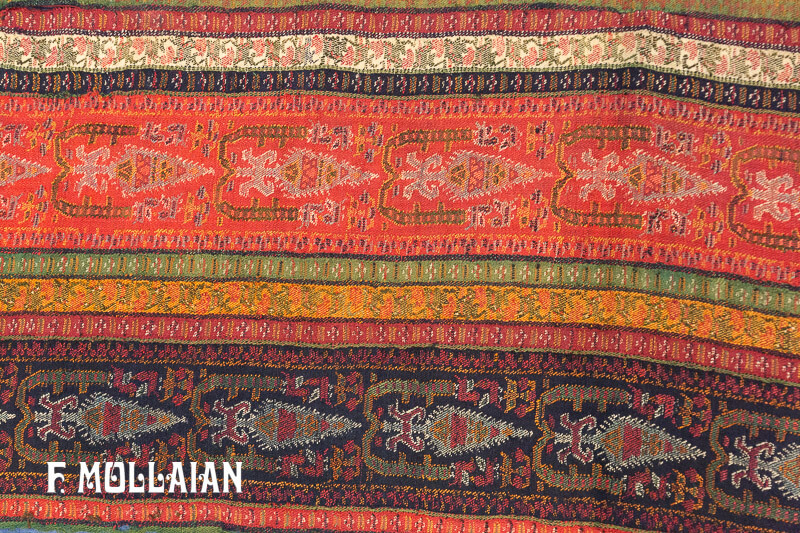 Antique Kerman Persian Textile n°:98380981